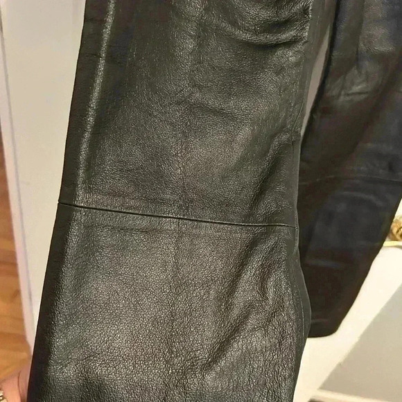 Vintage Premium Black Leather Designer Pants - Picture 4 of 13